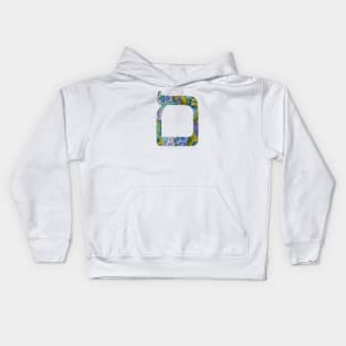 Final Mem - Letter of the Hebrew Alphabet Kids Hoodie